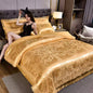 Luxury Silk jacquard Skin-friendly cotton four-piece quilt cover  new product lbcase