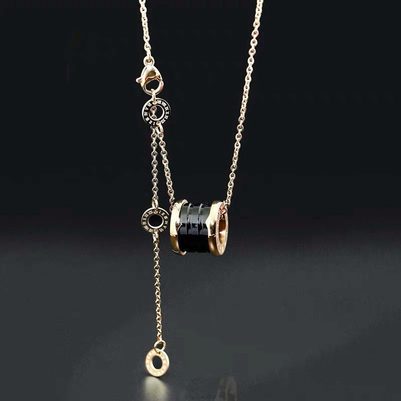 Fading titanium steel waist pendant necklace lbcase