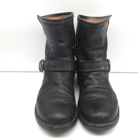 Fiorentini + Baker Eli Eternity Biker Boots Black Leather Size 36 Ankle Boots