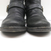 Fiorentini + Baker Eli Eternity Biker Boots Black Leather Size 36 Ankle Boots