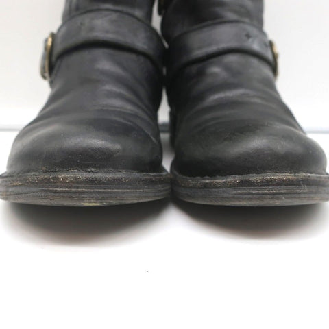 Fiorentini + Baker Eli Eternity Biker Boots Black Leather Size 36 Ankle Boots