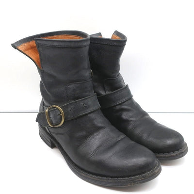 Fiorentini + Baker Eli Eternity Biker Boots Black Leather Size 36 Ankle Boots