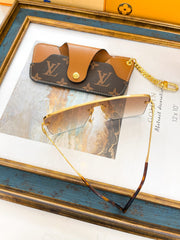 L V - Sorta Sia Sunglasses [G O L D]