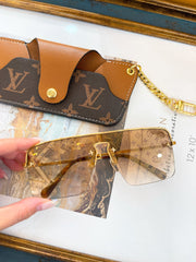 L V - Sorta Sia Sunglasses [G O L D]