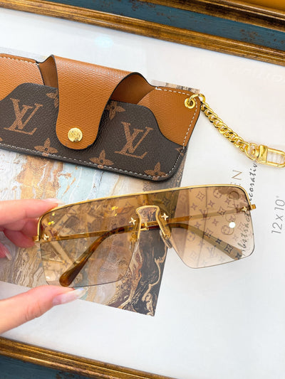 L V - Sorta Sia Sunglasses [G O L D]