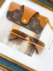 L V - Sorta Sia Sunglasses [G O L D]