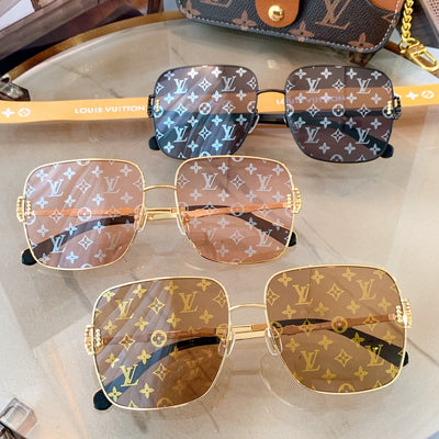 L V - Print Sunglasses