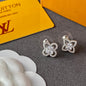 L v earrings