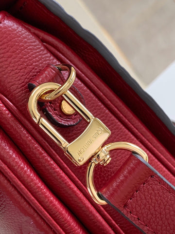 metis red handbag