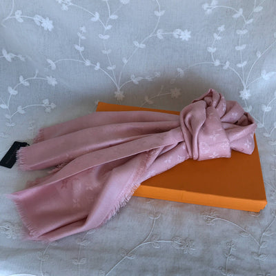 beautiful pink scarf