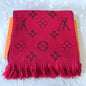 rose red scarf