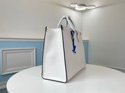 Large white handbag