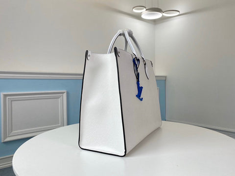 Large white handbag