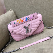 blue color handbag