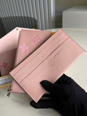 card holder pochette pink