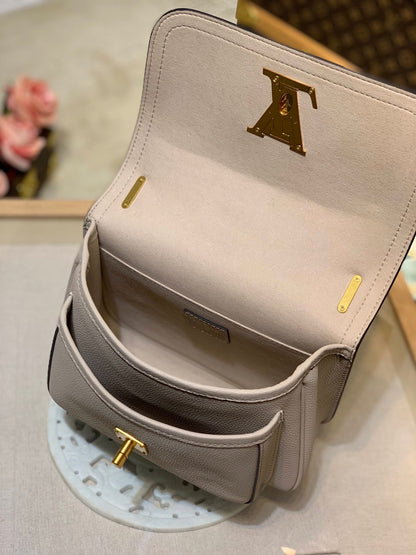 White fashion handbag
