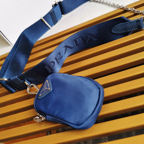 P r a d a blue 2X12x6cm
