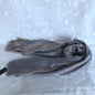 gray scarf
