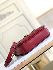 metis red handbag