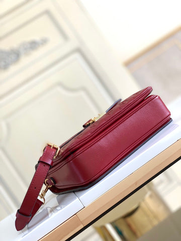 metis red handbag