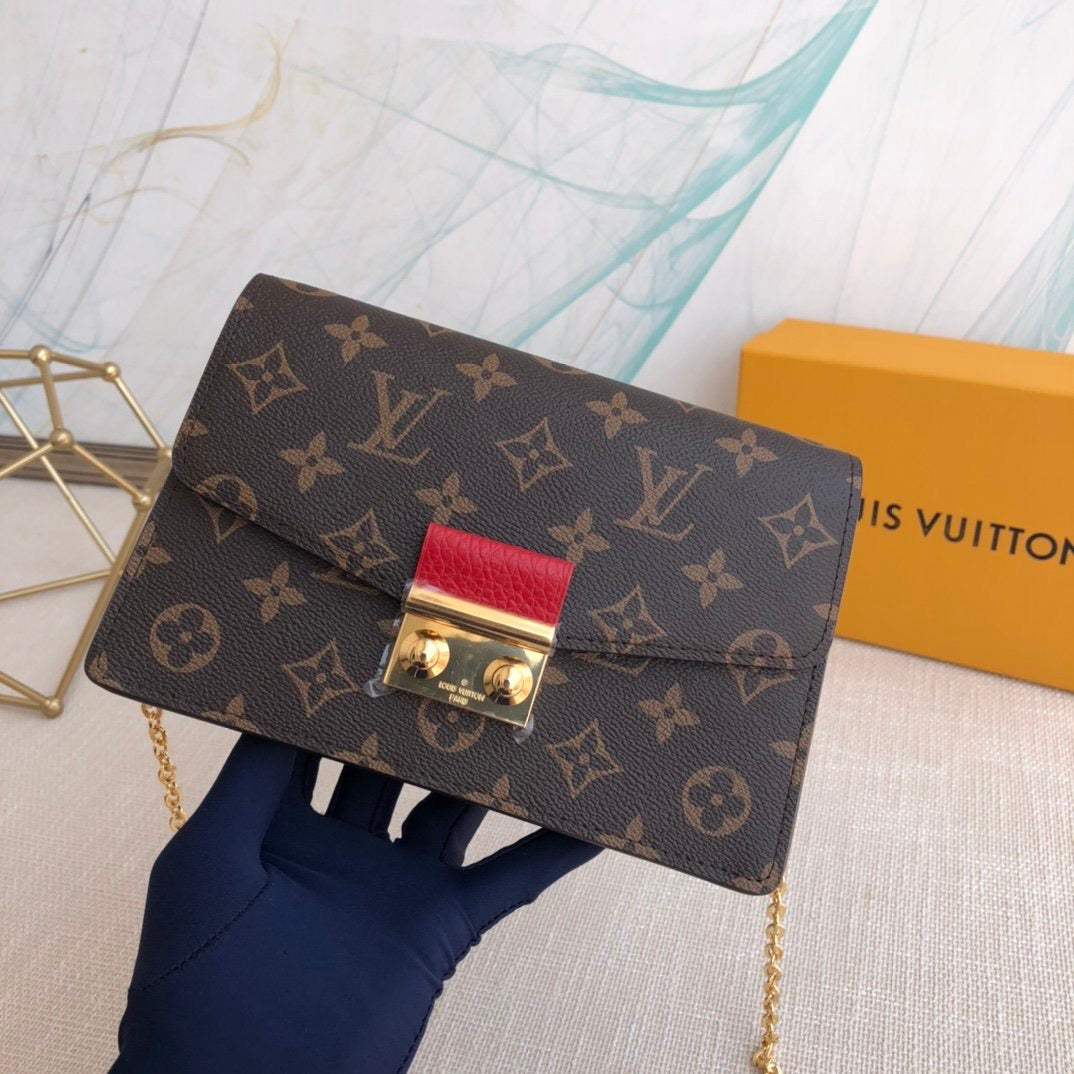 handbag red Size:21×13.5×5cm
