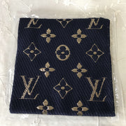 fashion navy scarf