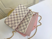 pochette plaid handbag