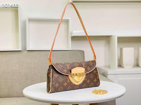pouch gold handbag