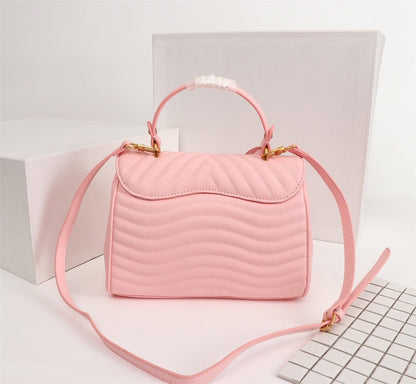 cute pink color handbag