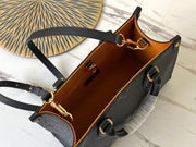Bicolor handbag