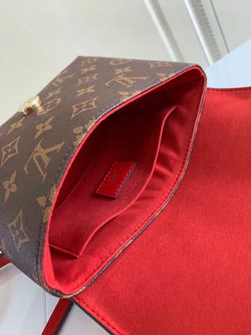 handbag lock red