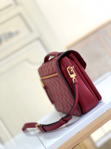 metis red handbag