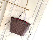 neverfull check handbag