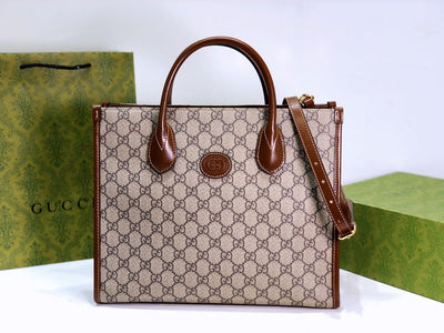 G u c c i tote 31cmx26.5cmx14cm