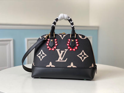 handbag née red