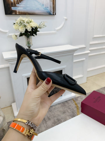 V heels black 7.5cm 34-41