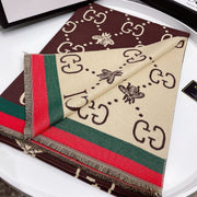 G u c c i scarf black or brown