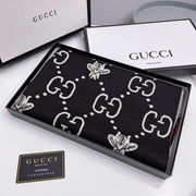 G u c c i scarf black or brown