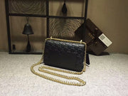 metal lock hand bag