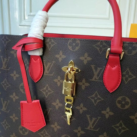 retro flower handbag