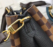 Simple checked printed handbag