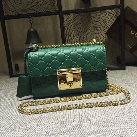 metal lock hand bag