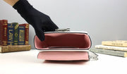 white Metal accessories handbag