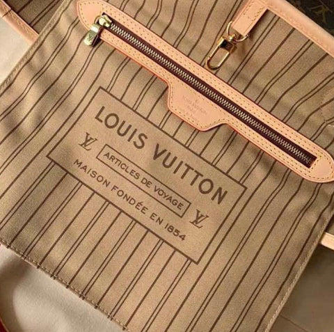 Neverfull-brown inside handbag