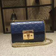 metal lock hand bag