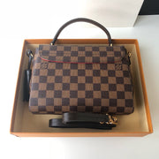Checkered pattern handbag