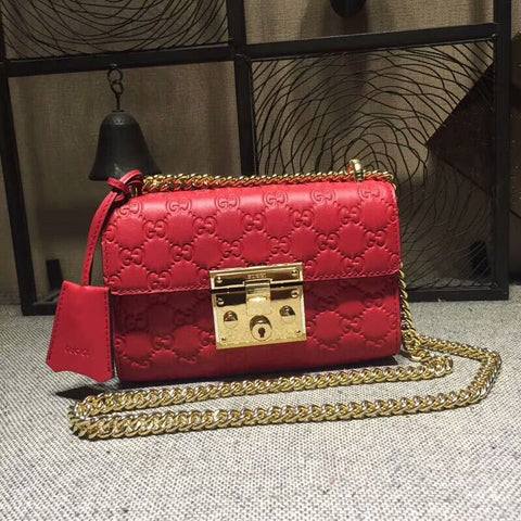 metal lock hand bag