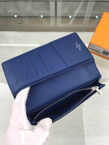 blue wallet