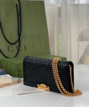 G u c c i black W19 H10 D4cm