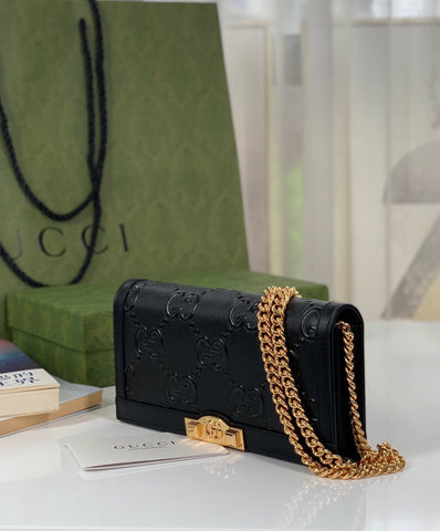 G u c c i black W19 H10 D4cm